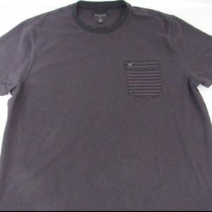 True Religion Monogram Burgundy Red‎ Crew Neck Shirt